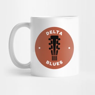 (White) Delta Blues Mug